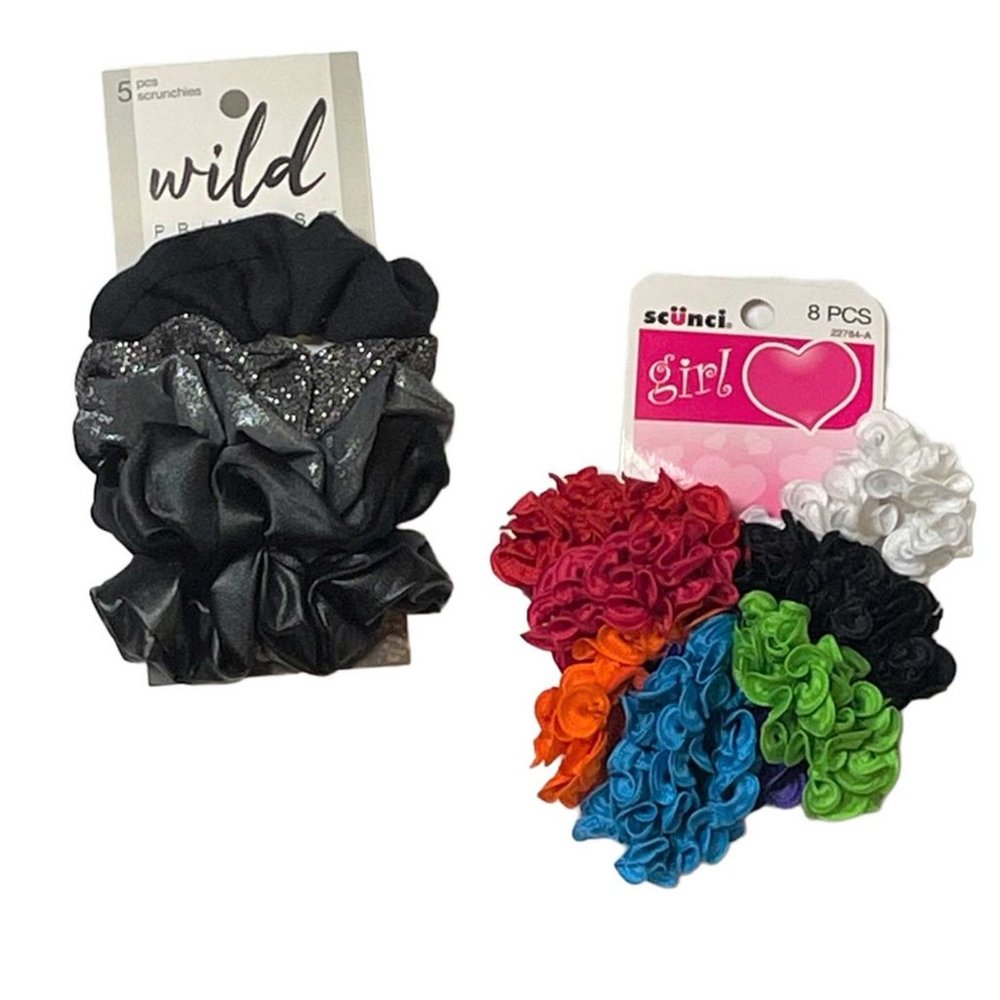 Scrunci Set of 5 and Set of 8 Hair Ties